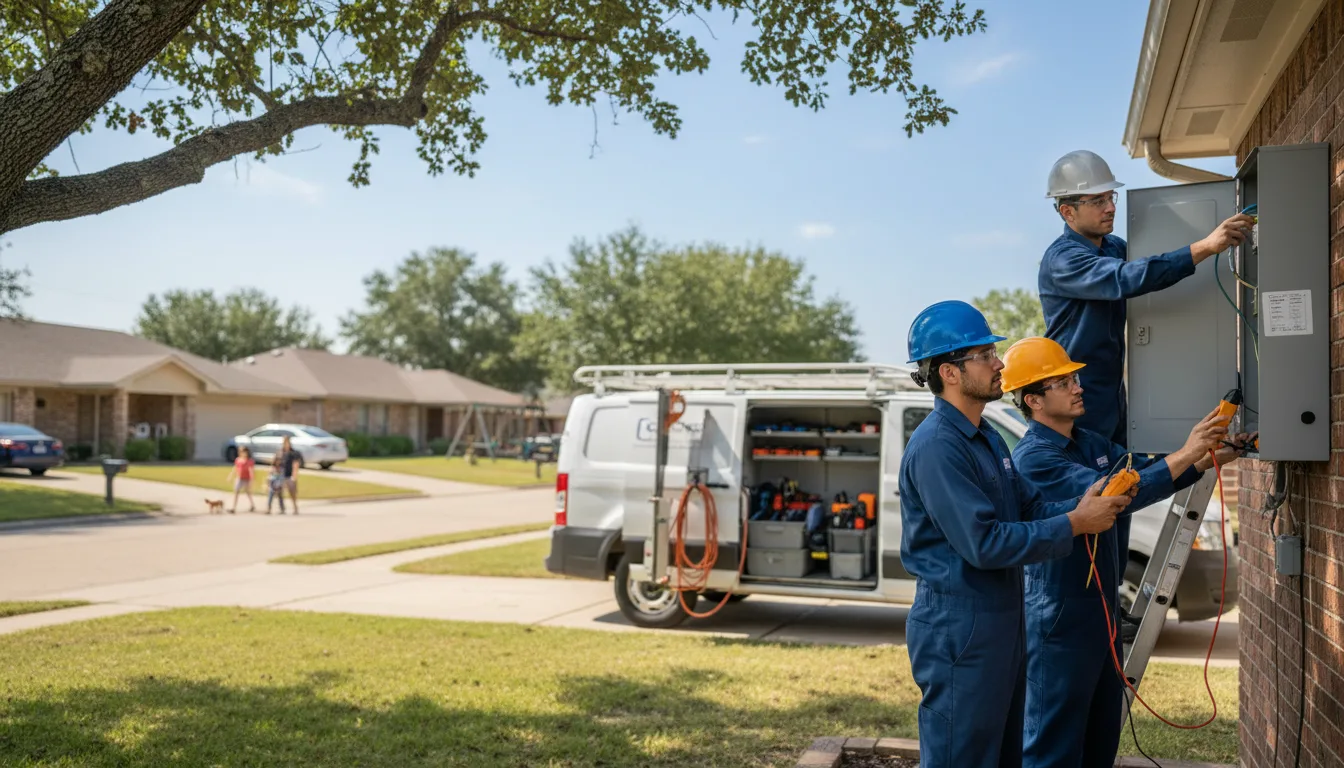 Certified electrician providing emergency electrical services in Gadsden, AL